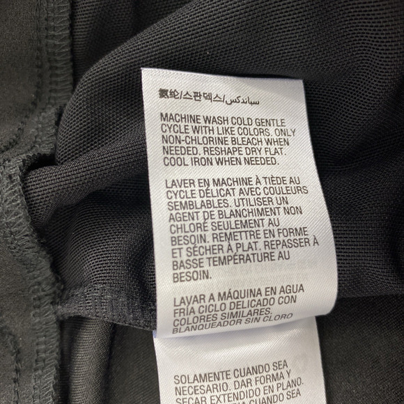 JM Collection Pants Womens Medium Black Metal Stud Accent Slit Front Slacks - Picture 5 of 12